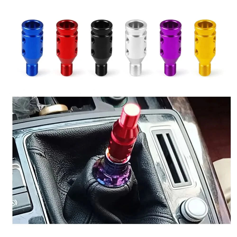 Universal Manual Gear Shift Knob Adapter – Aluminum M10x1.5 & M12x1.25 Thread Conversion Kit