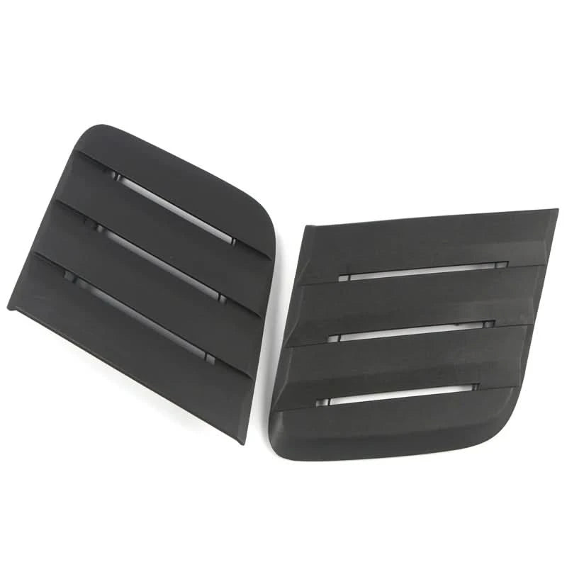 Front Hood Intake Vent Louvers & Fog Light Winglet Cover Trim for Ford Mustang 2018–2022 | Aggressive Front-End Styling Upgrade