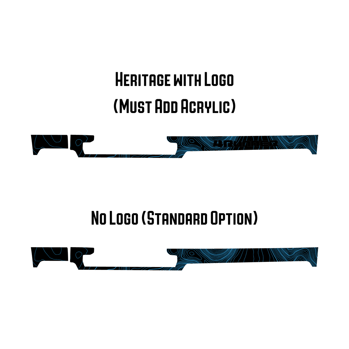 Full Width Topographic Dash Wrap - 2025+ 4Runner