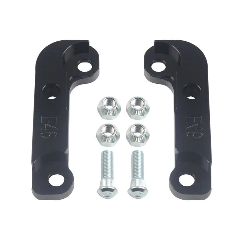 Drift Steering Angle Adapter Kit for BMW E46 (Non-M3) – CNC Aluminum 25% Increased Turn Angle Tuning Upgrade