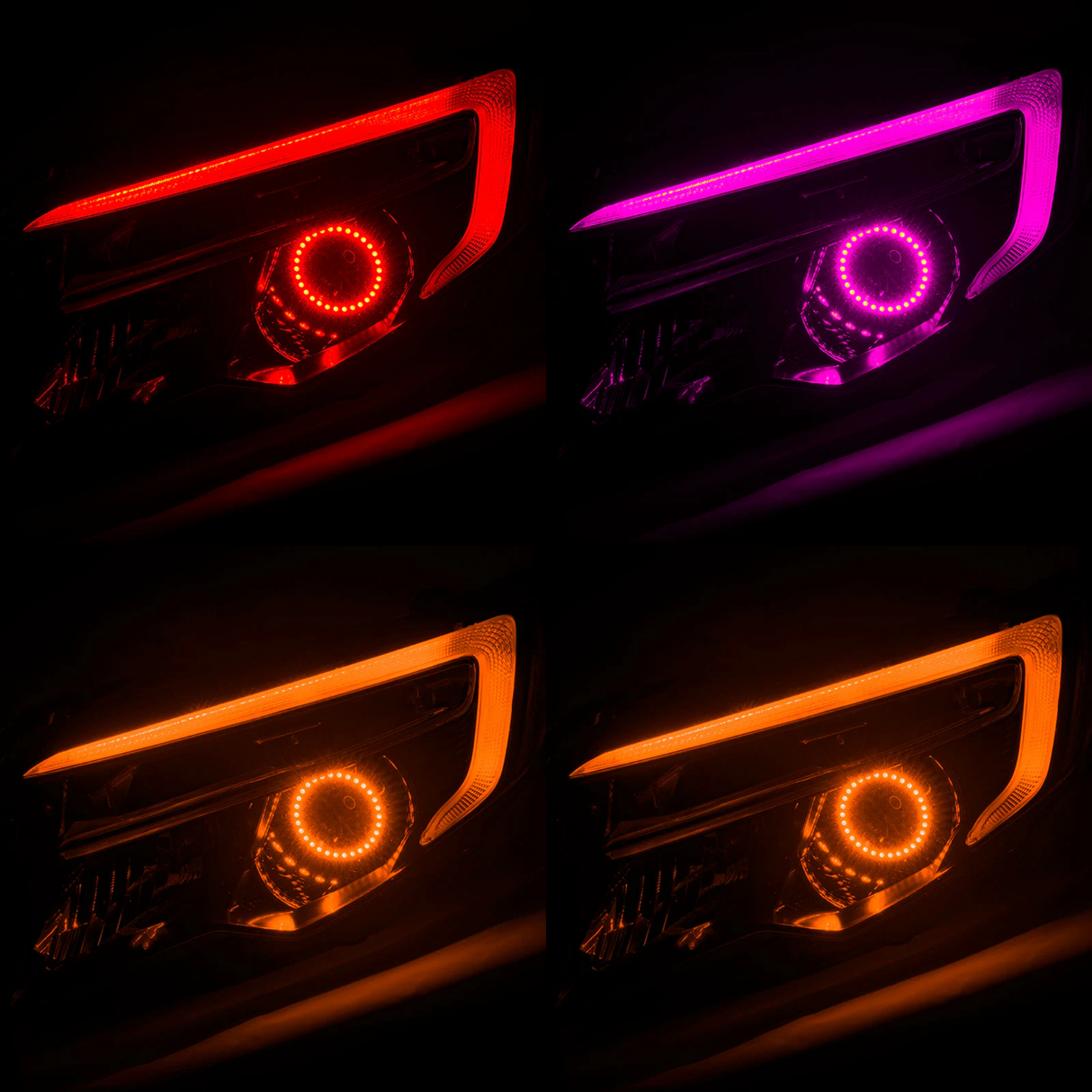 Honda Pilot Flow Series/Color Chasing DRL Boards w/ Halos (2016-2018)