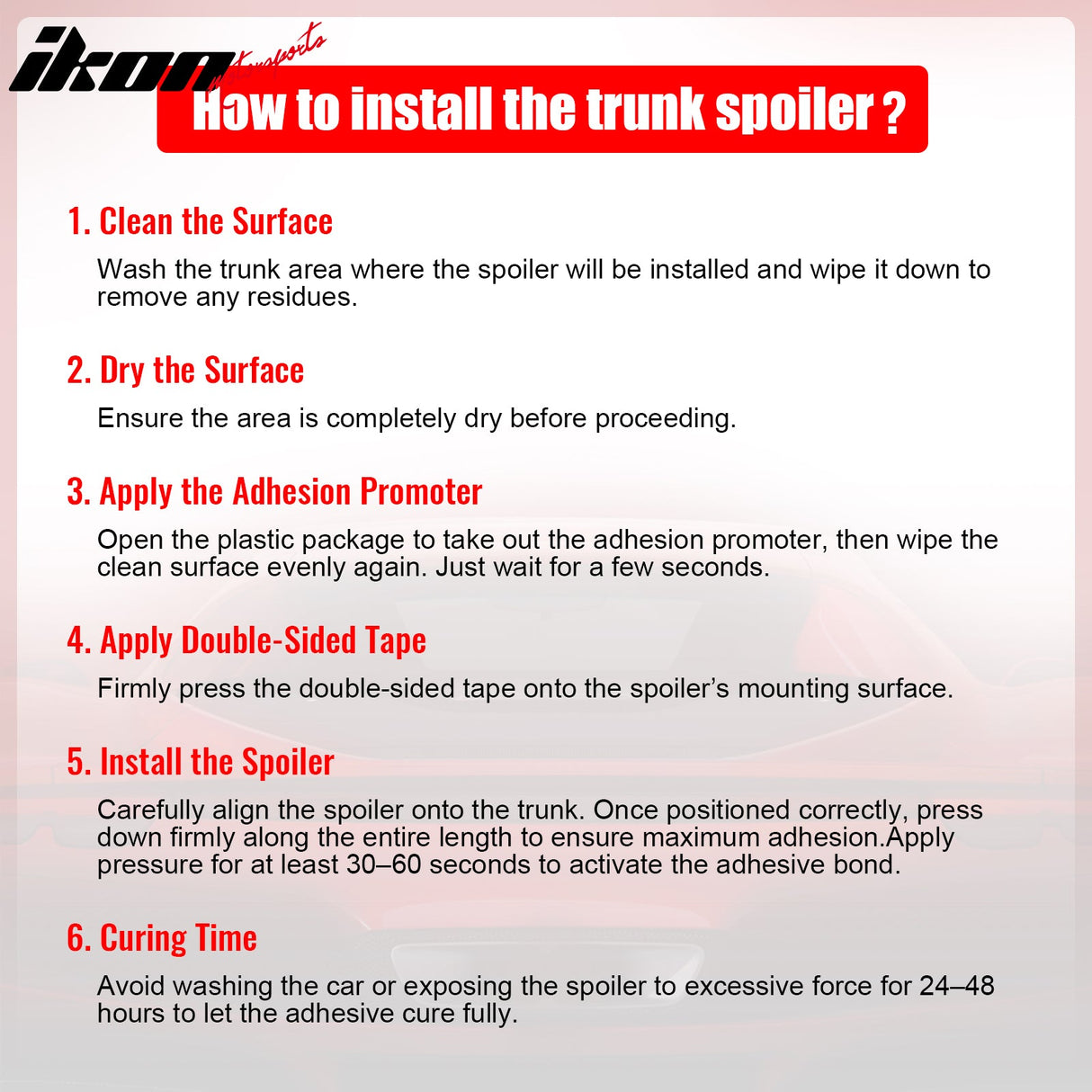 2012-2021 Subaru WRX Impreza Duckbill Matte Black Trunk Spoiler ABS