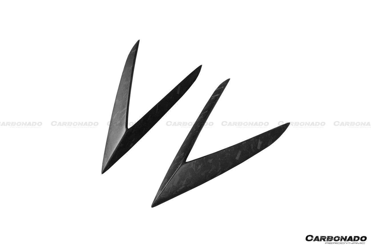 2015-2019 Lamborghini Huracan LP610 RZS Style Carbon Fiber Side Skirts Vent Canards