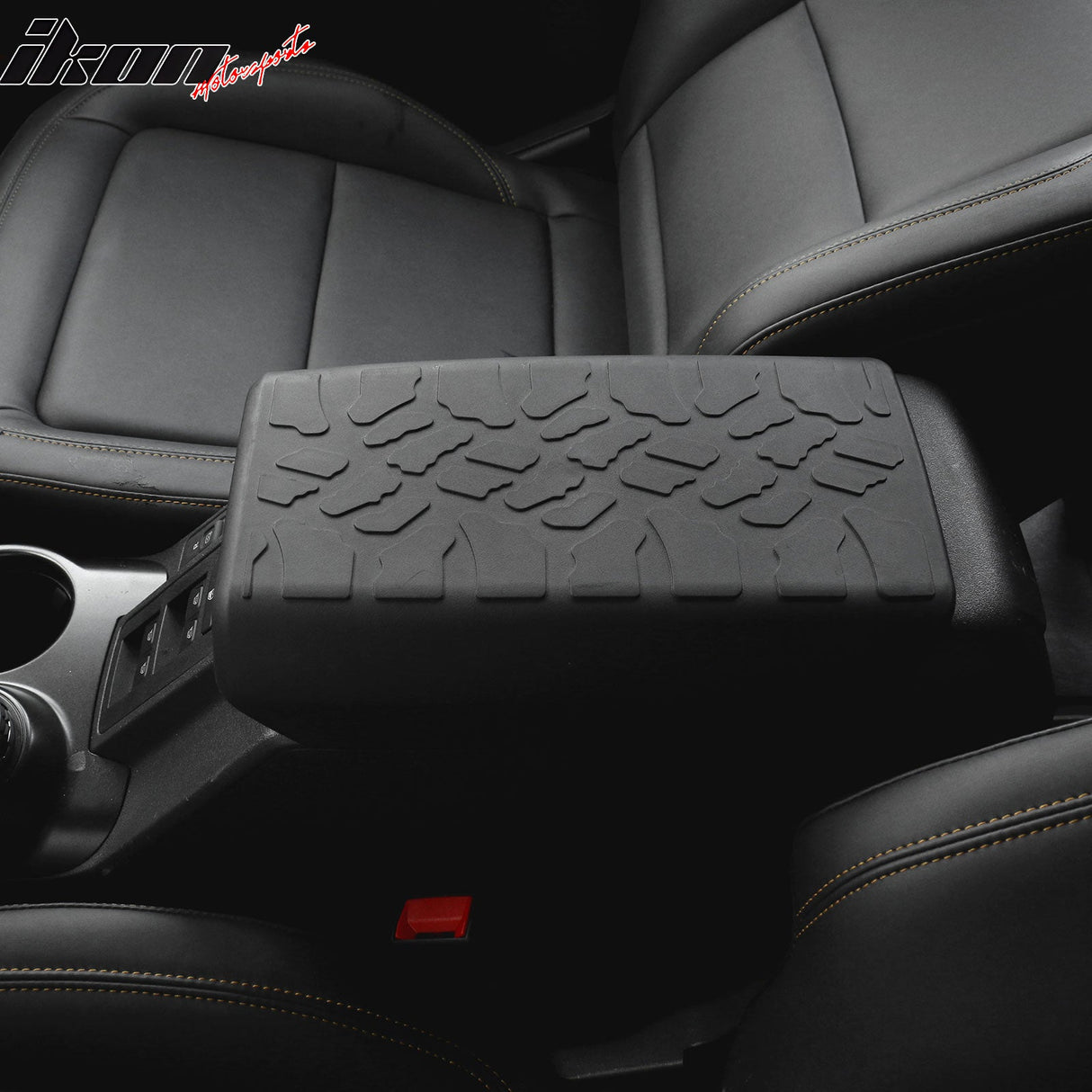 2021-2025 Ford Bronco 2/4 Door Black TPE Center Console Armrest Cover