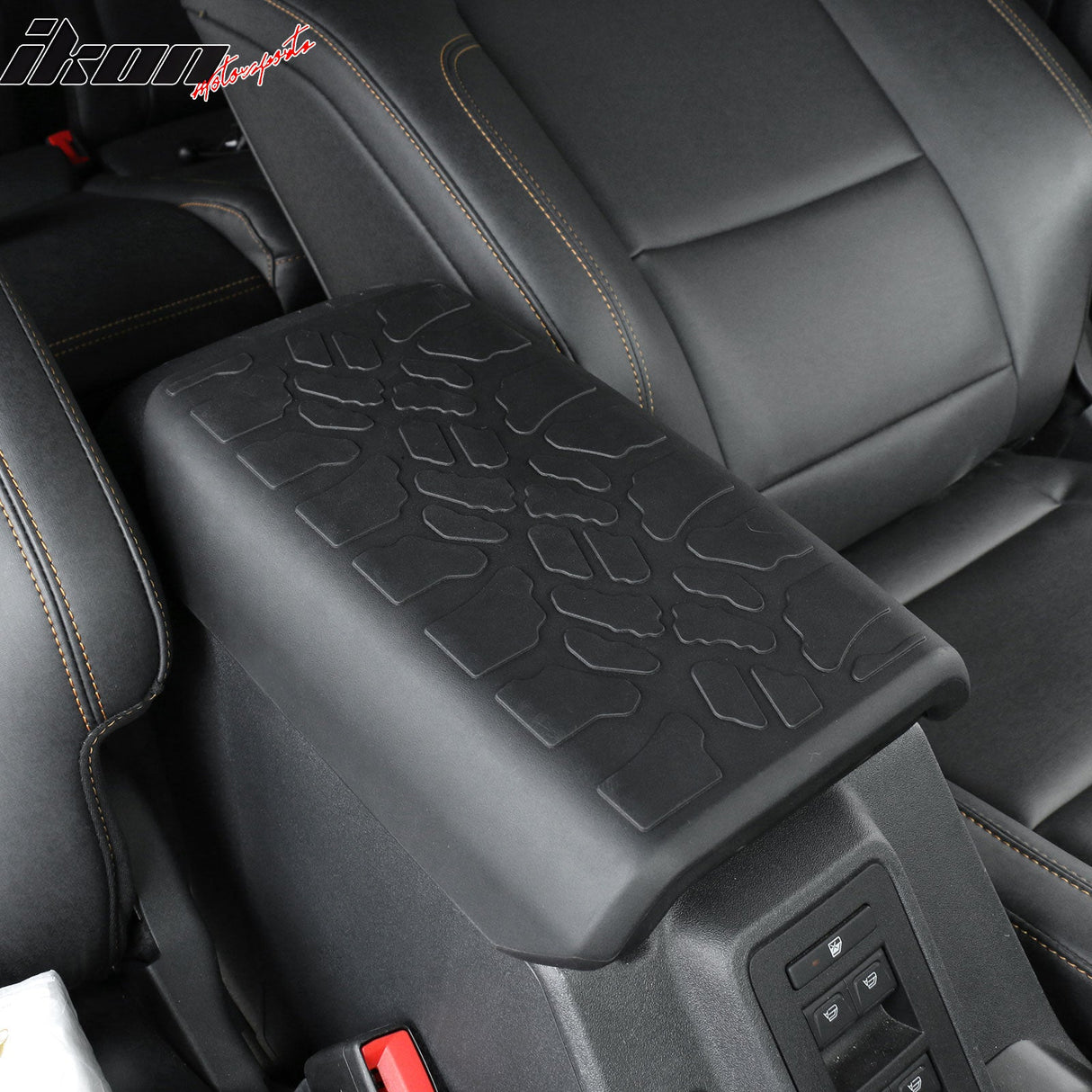 2021-2025 Ford Bronco 2/4 Door Black TPE Center Console Armrest Cover