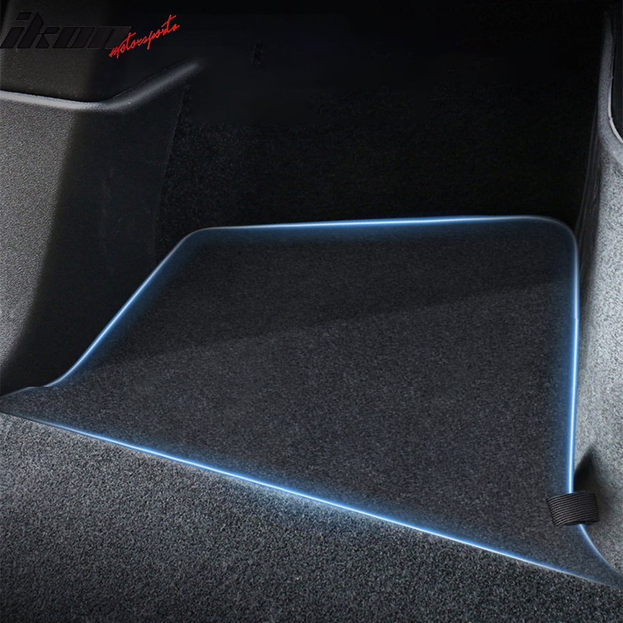 2020-2023 Tesla Model Y Black Rear Left Right Storage Box TPE ABS 4PCS