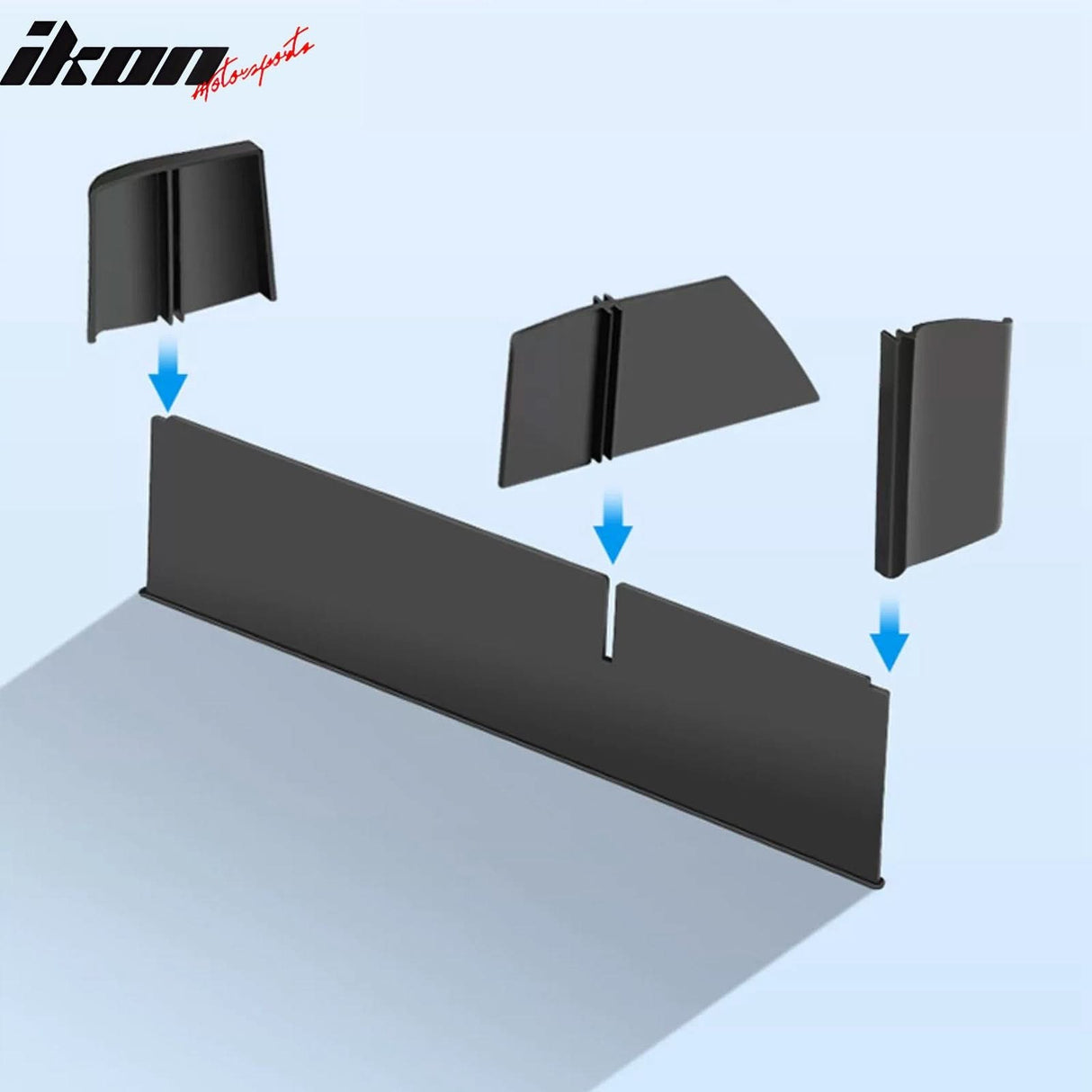 2022-2024 Tesla Model Y Black Glove Compartment Storage Organizer PP