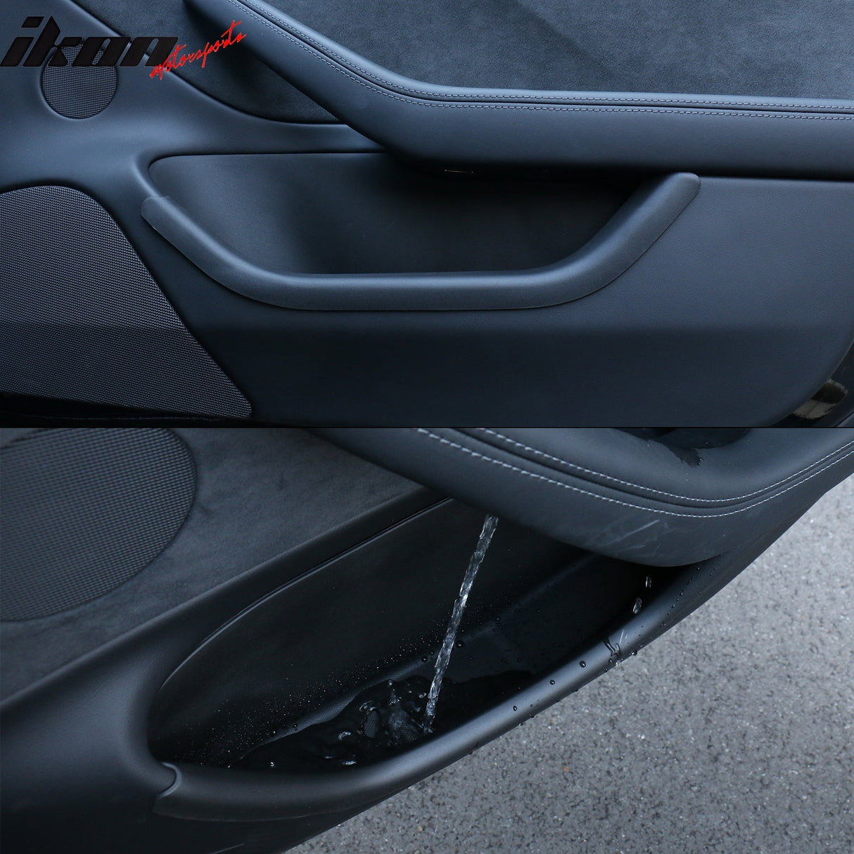 2024-2025 Tesla Model 3 Highland Front Rear Door Side Storage Box TPE