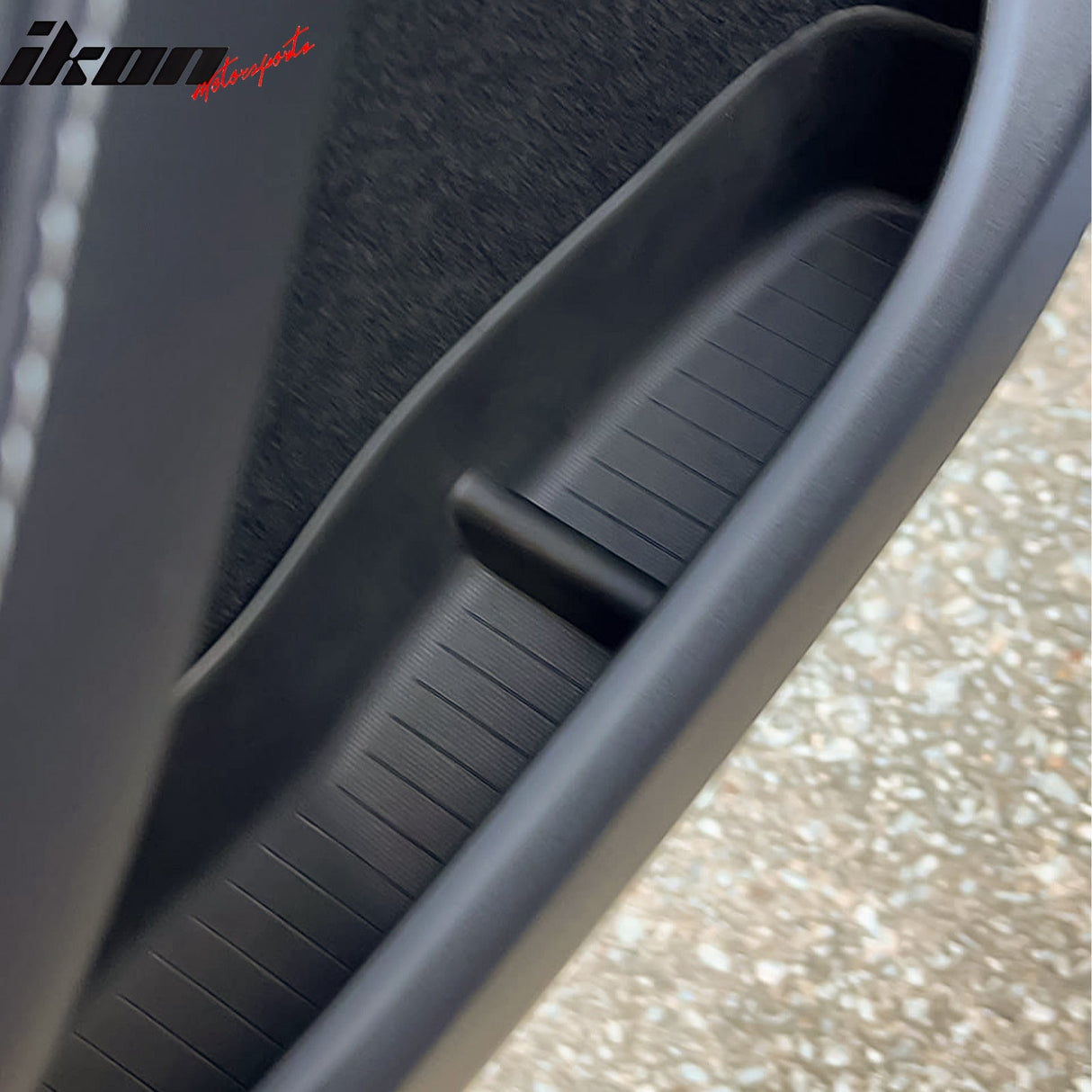 2020-2023 Tesla Model Y Black Door Side Storage Box Injection TPE 4PCS