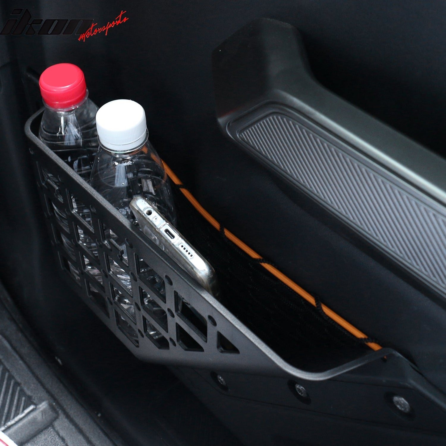 2021-2025 Ford Bronco 2/4 Door Black Front Door Storage Box ABS 2PCS