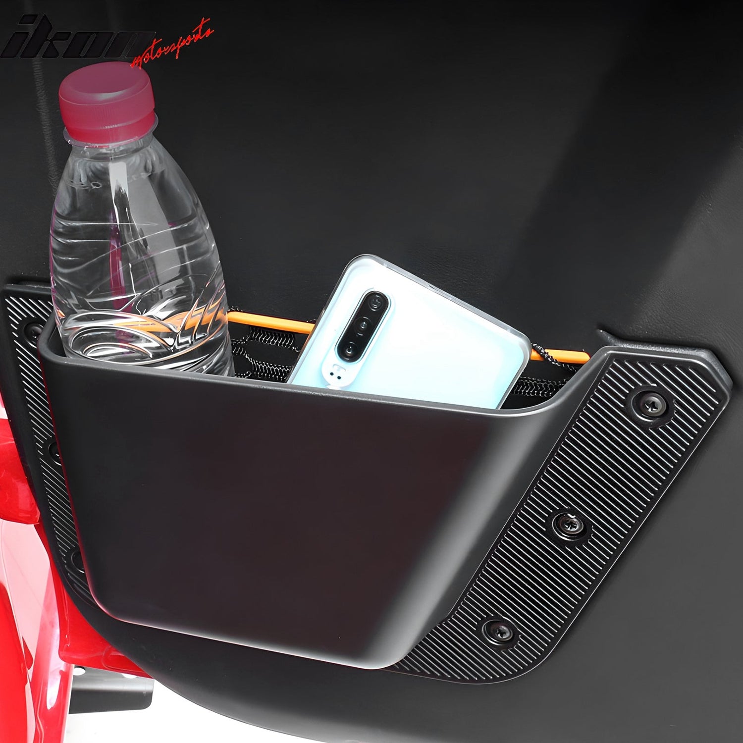 2021-2025 Ford Bronco 4-Door Black Rear Door Storage Box TPE+ABS 2PCS