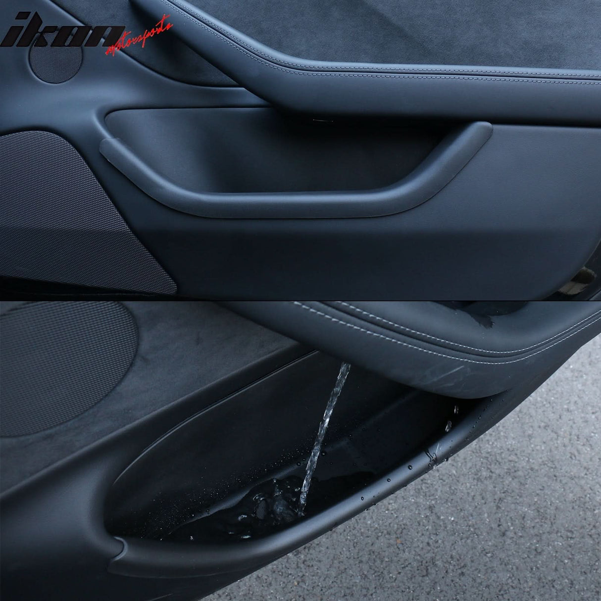 2024-2025 Tesla Model 3 Door Side+Center Armrest+Console Storage Box