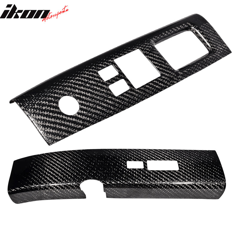 2003-2005Â Nissan 350Z Interior Door Switch Trim Covers Carbon Fiber