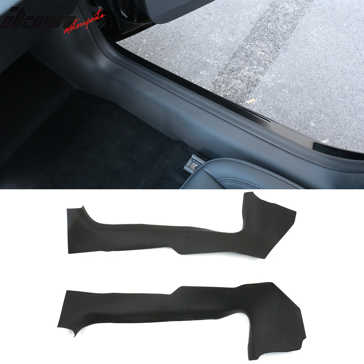 2024 Tesla Model 3 8PC Door Sill Protector+Kick Panel+Anti-Kick Cover