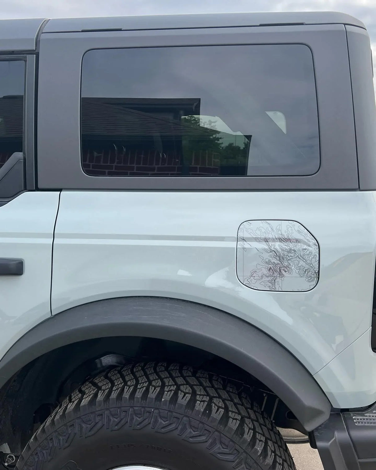 Printed Series Fuel Door Overlay - 2021+ Bronco