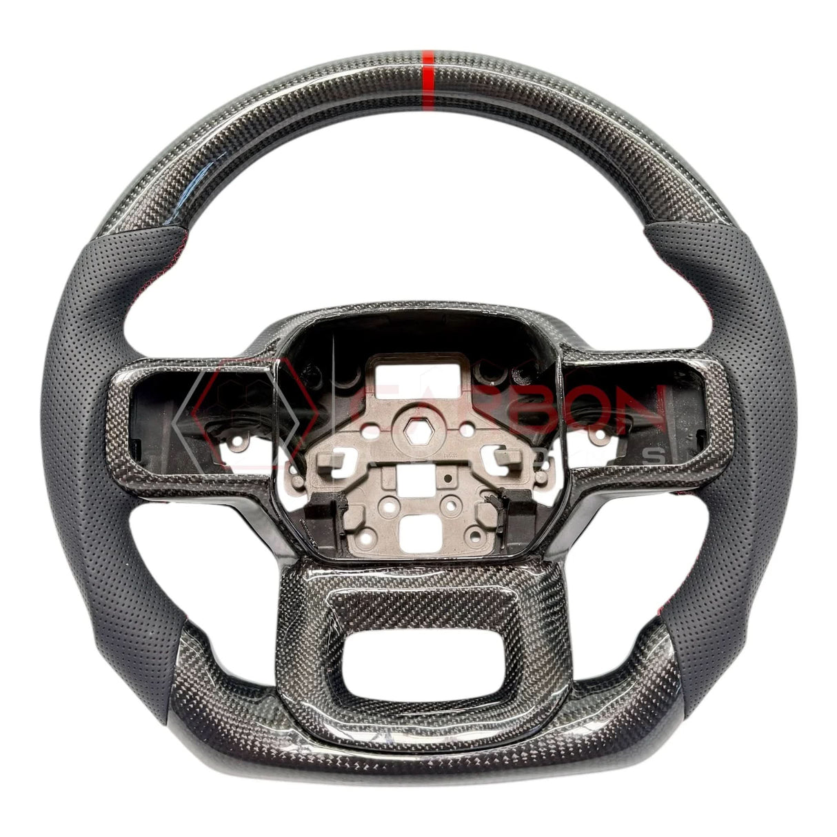 Real Carbon Fiber Steering Wheel for 2021+ Ford F-150
