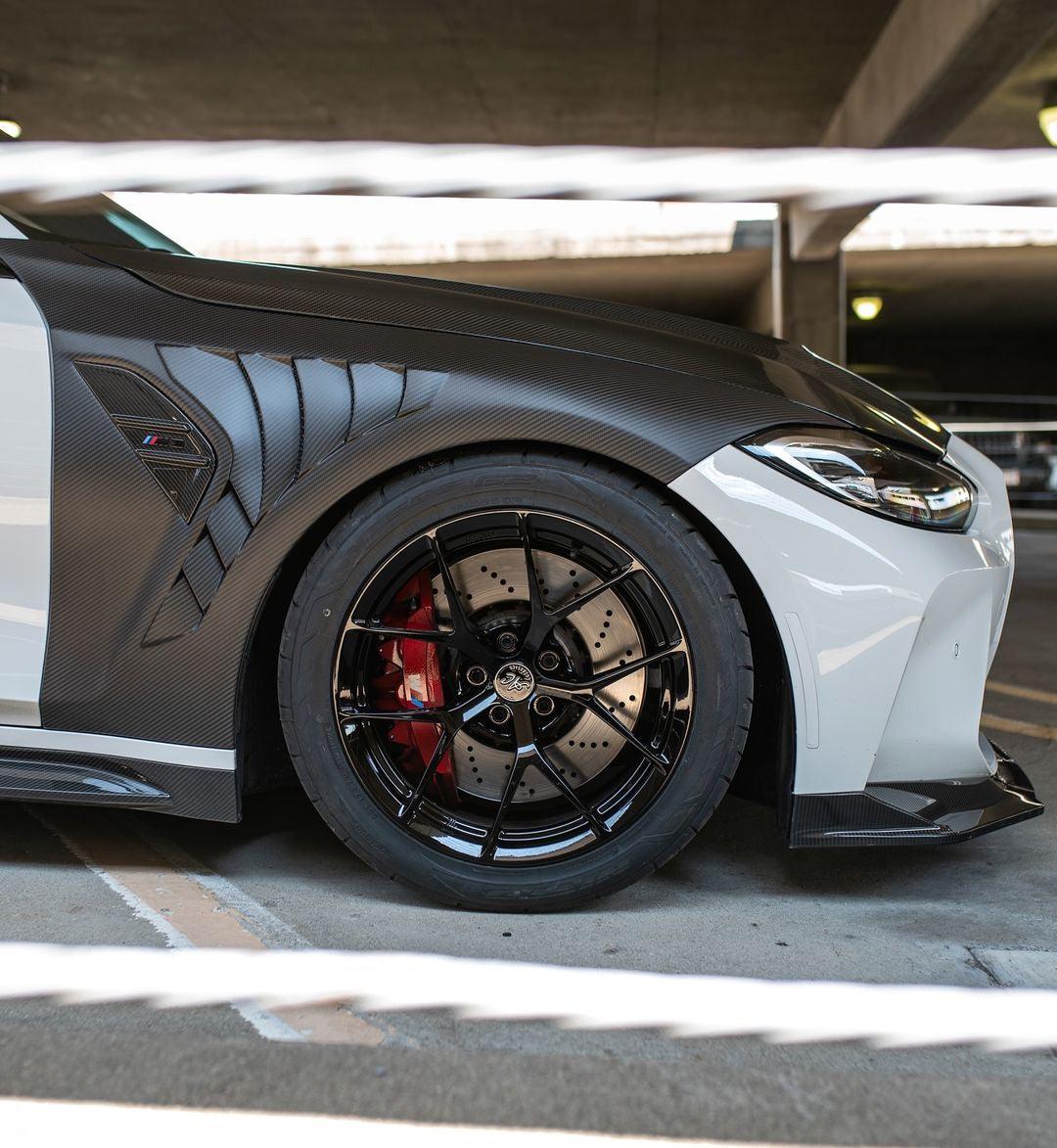 BMW 4 Series G82 M4 Carbon Fiber Matte Fender (2021+) - K2 Industries