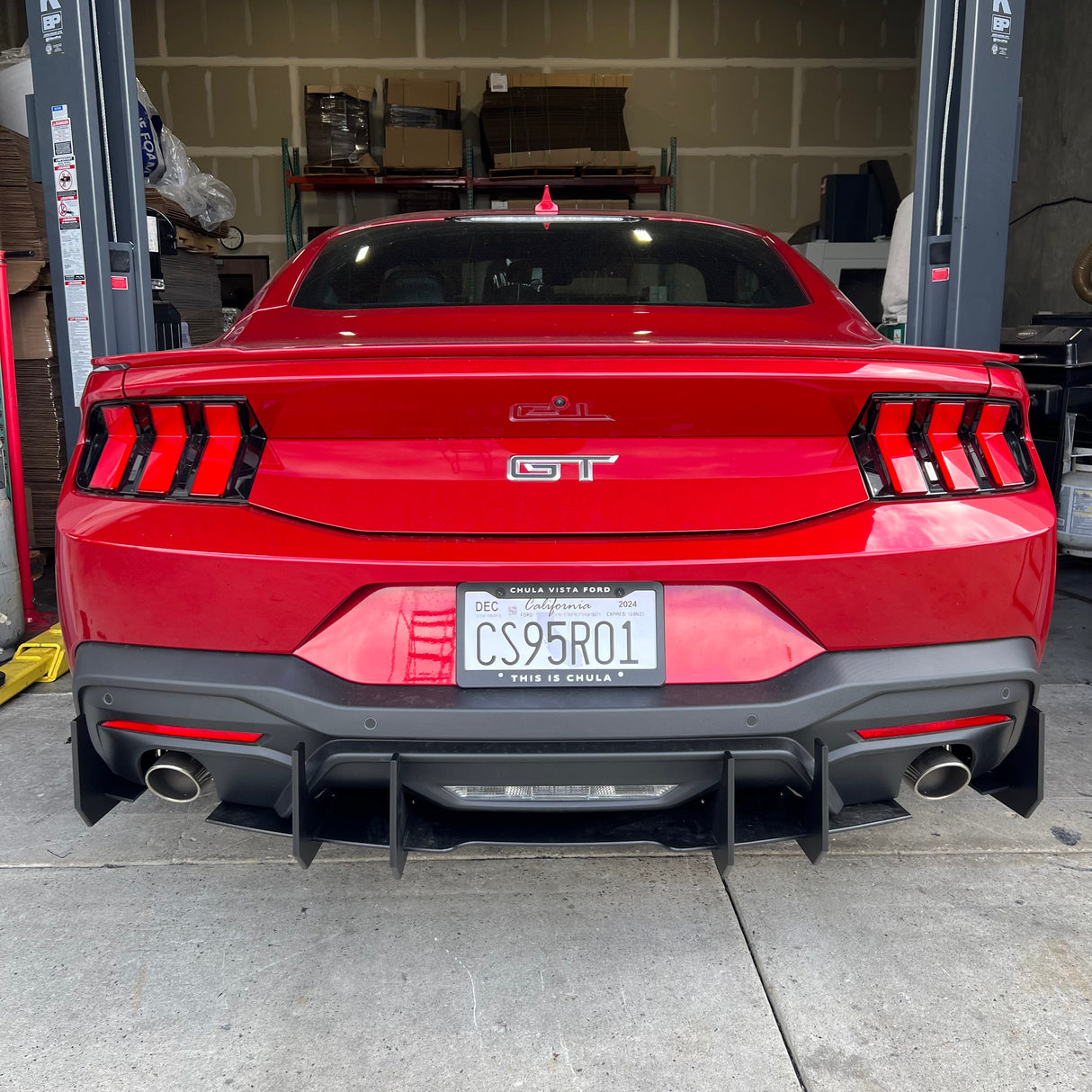 Mustang 24-25 GT/ECO Stealth Diffuser