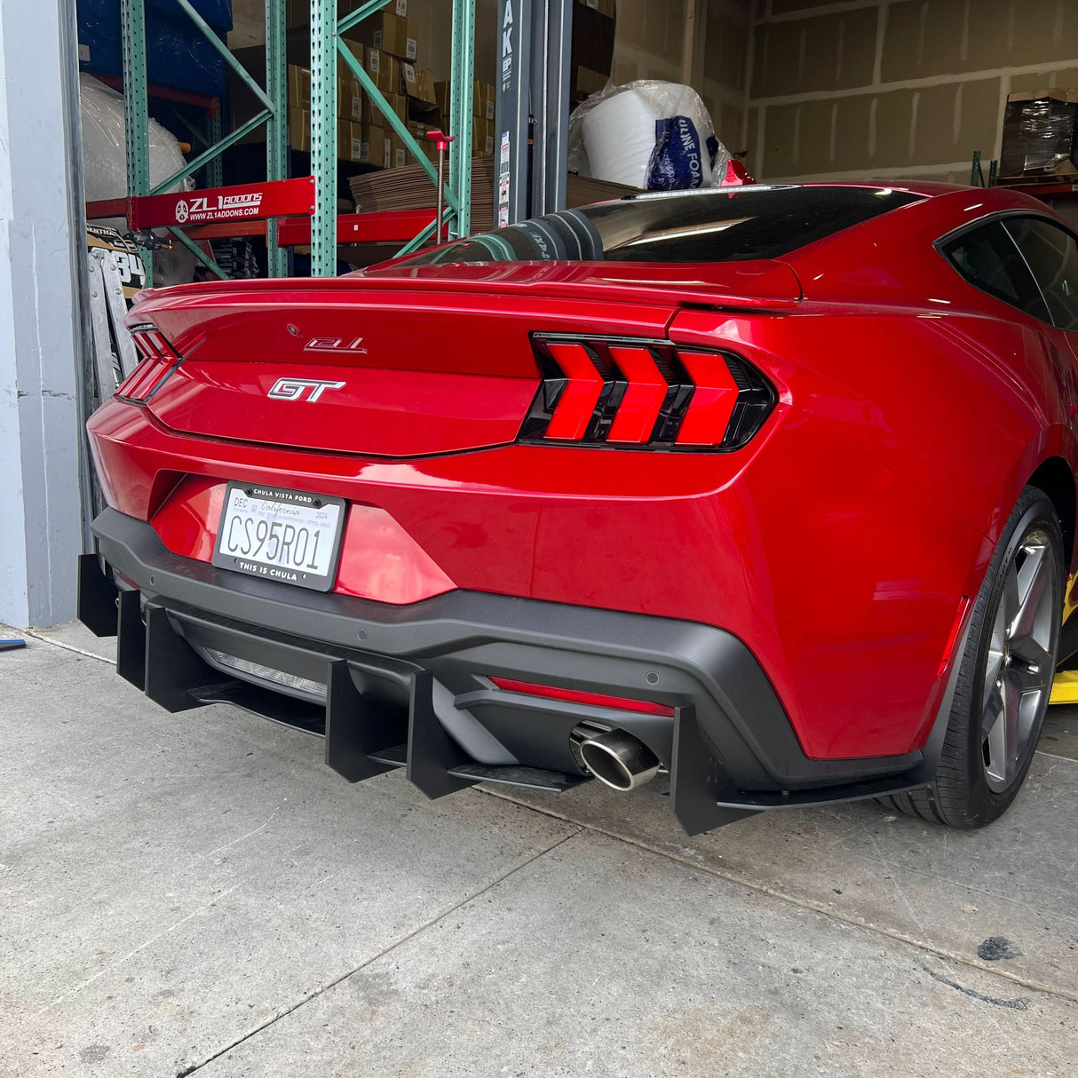 Mustang 24-25 GT/ECO Stealth Diffuser