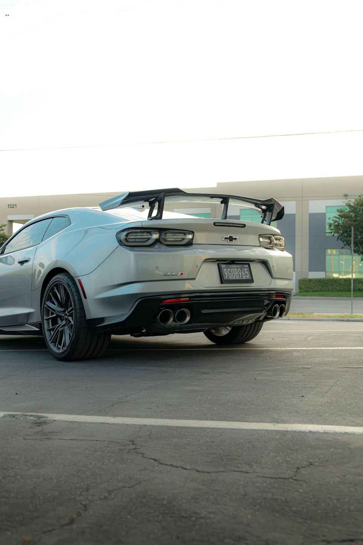 2016-2025 Camaro ZL1 1LE Gloss Carbon Fiber 1pc Rear Spoiler