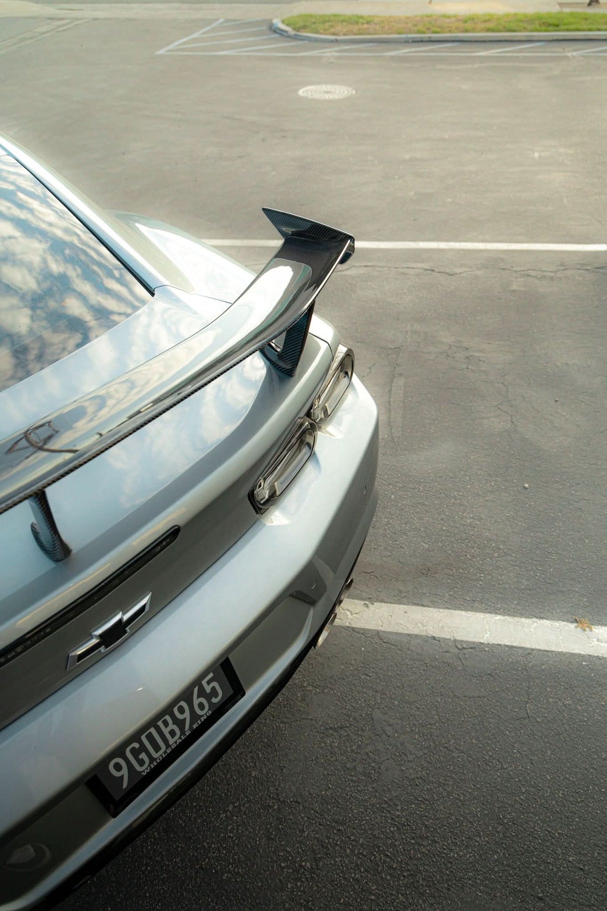 2016-2025 Camaro ZL1 1LE Gloss Carbon Fiber 1pc Rear Spoiler