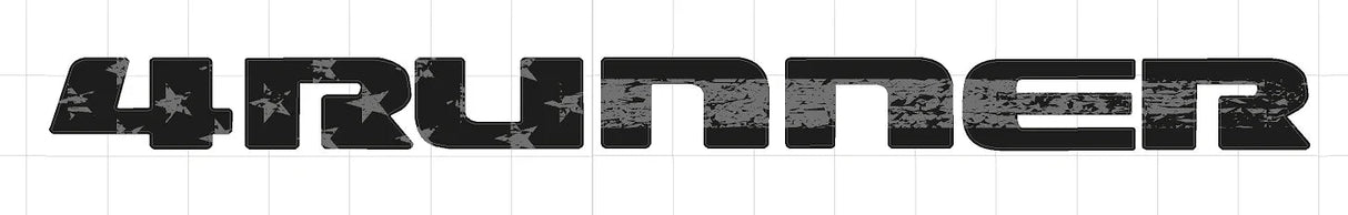 4RUNNER Rear Hatch Liftgate Emblem Overlays - 2025+ 4Runner
