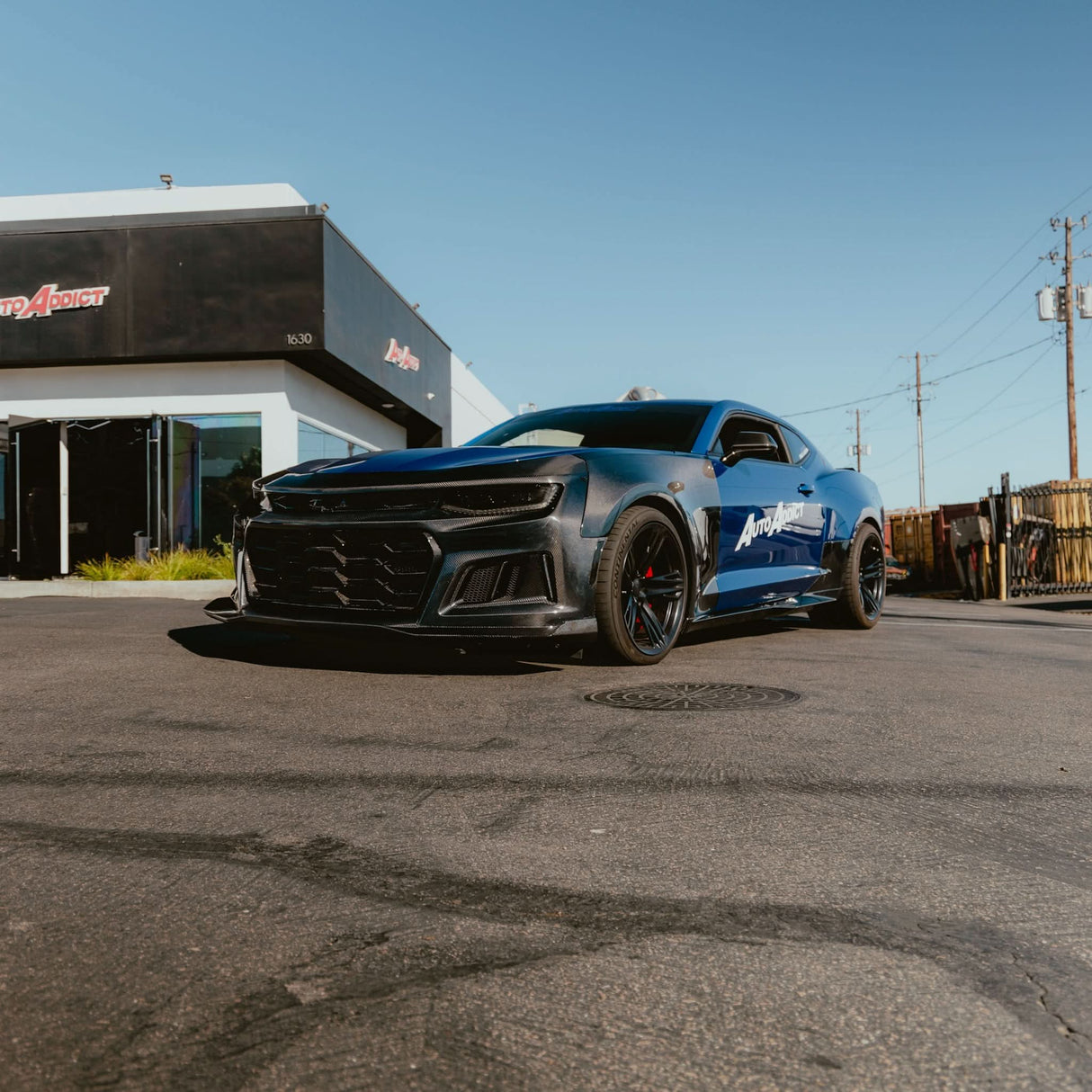 2017-2025 Chevy Camaro ZL1 OEM Gloss Carbon Fiber Fenders