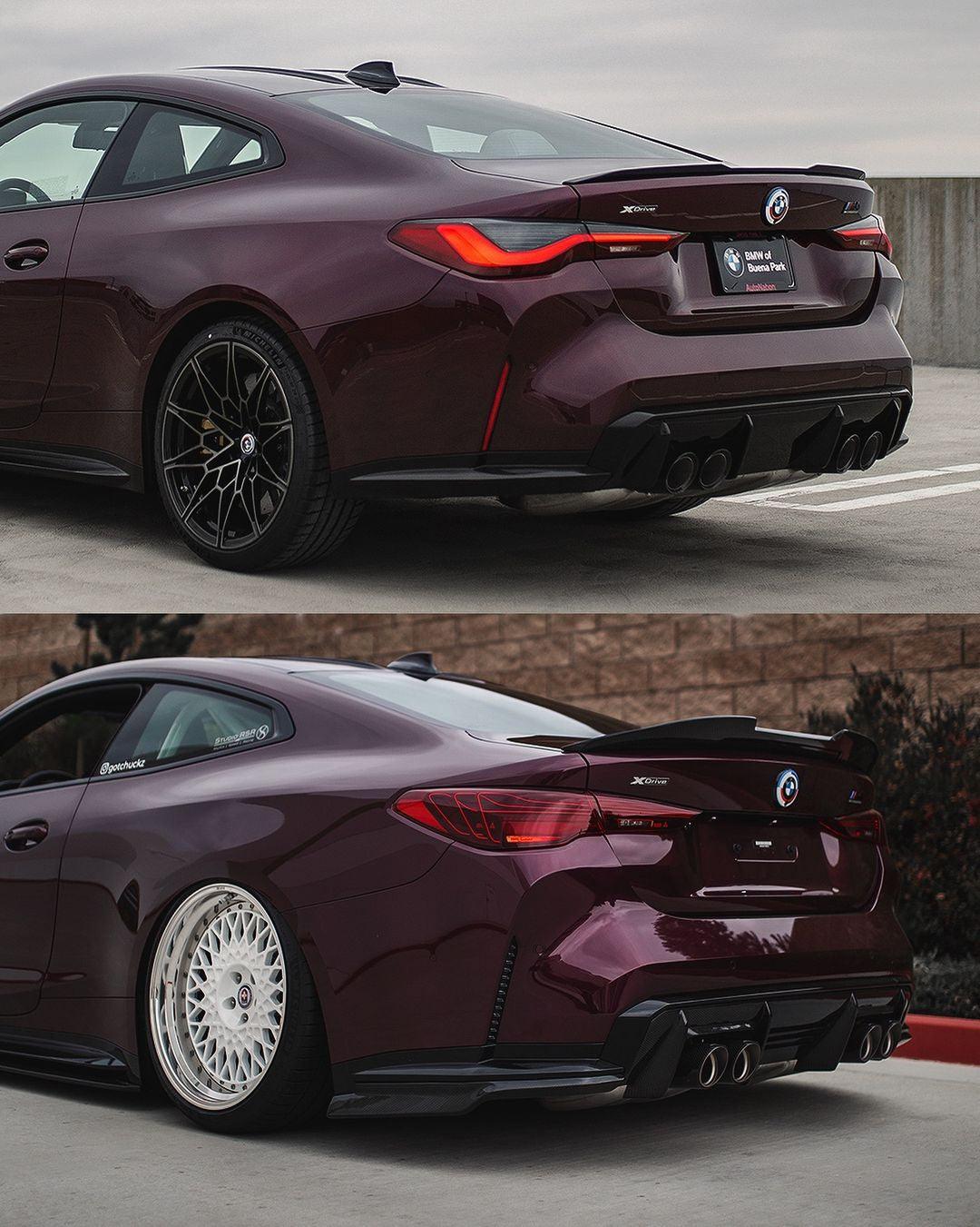 BMW 4 Series G22 G82 M4 PSM Style Carbon Fiber Trunk Spoiler (2020 - 2024) - K2 Industries
