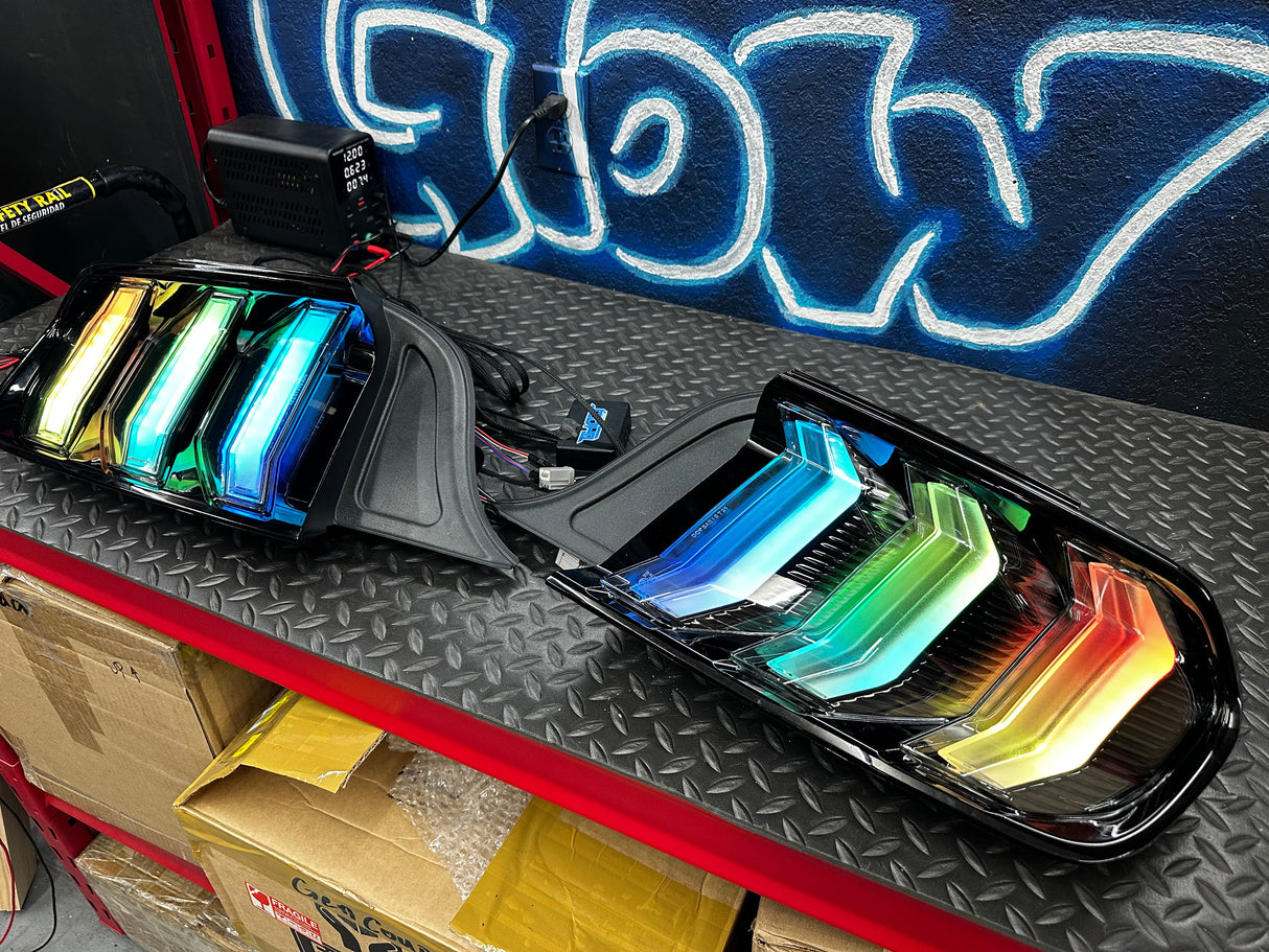 NTXGlow RGB Tail Lights (2015-2023 Ford Mustang)