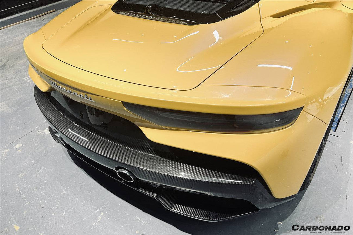 2020-UP Maserati MC20 MCPura OEM Style DRY Carbon Fiber Rear Lip Diffuser