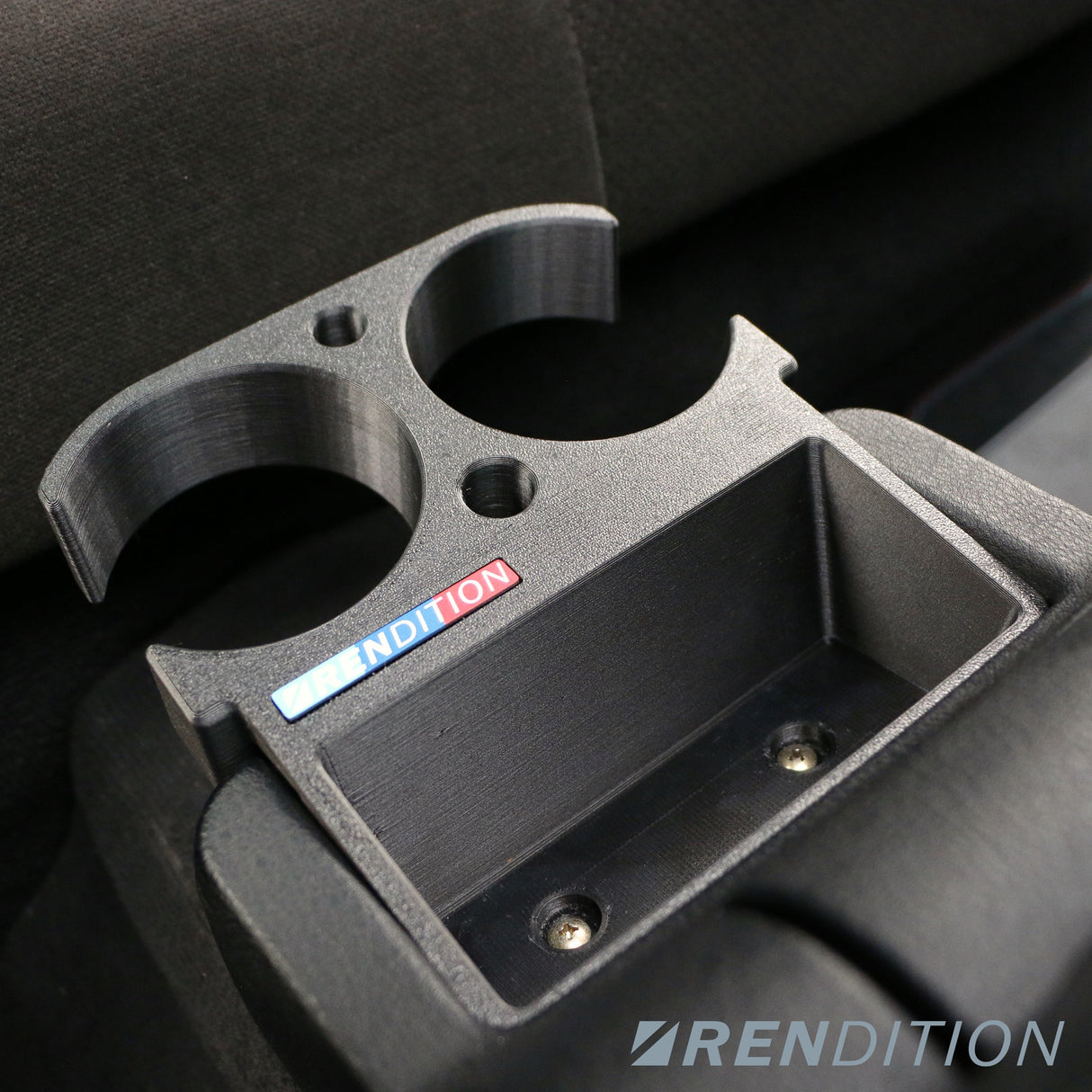 BMW E36 REAR CUP HOLDER V3 - K2 Industries
