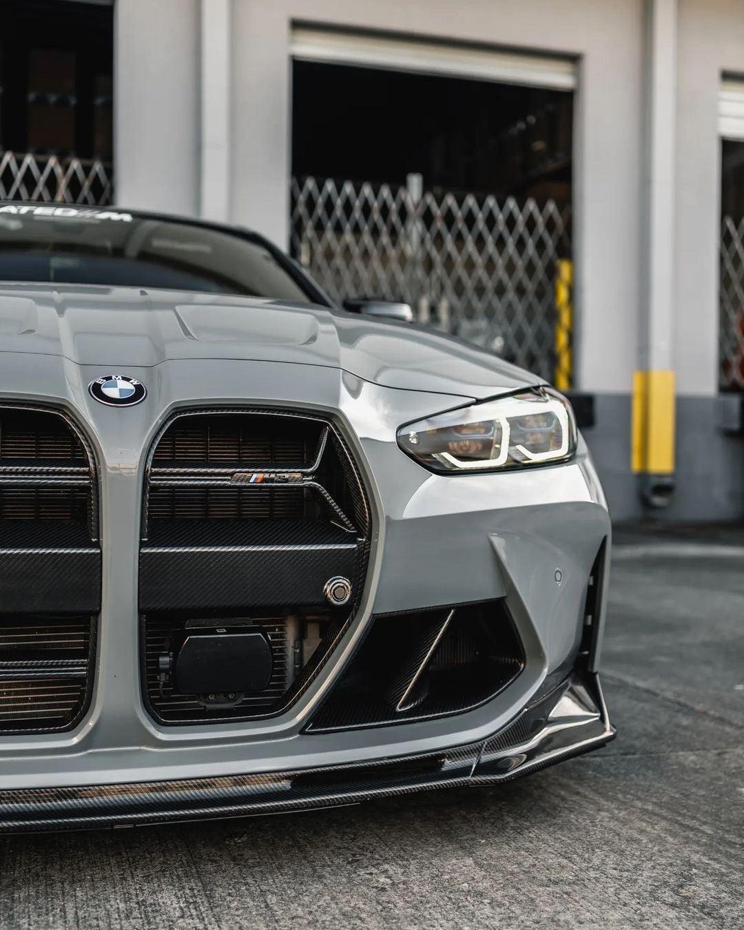 BMW 3 Series M3 G80 M4 G82 CSL Style Carbon Fiber Front Grille (2021 - 2023) - K2 Industries