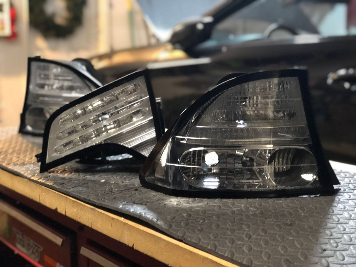 Custom 2006 2011 Honda Civic Sedan Clear Lens Oem Tail Lights