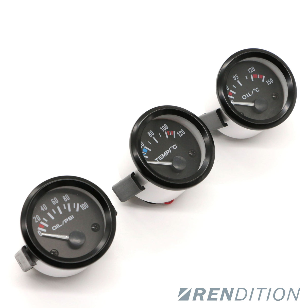 VDO STYLE GAUGE OIL TEMPERATURE WATER TEMP OIL PRESSURE GAUGE - K2 Industries