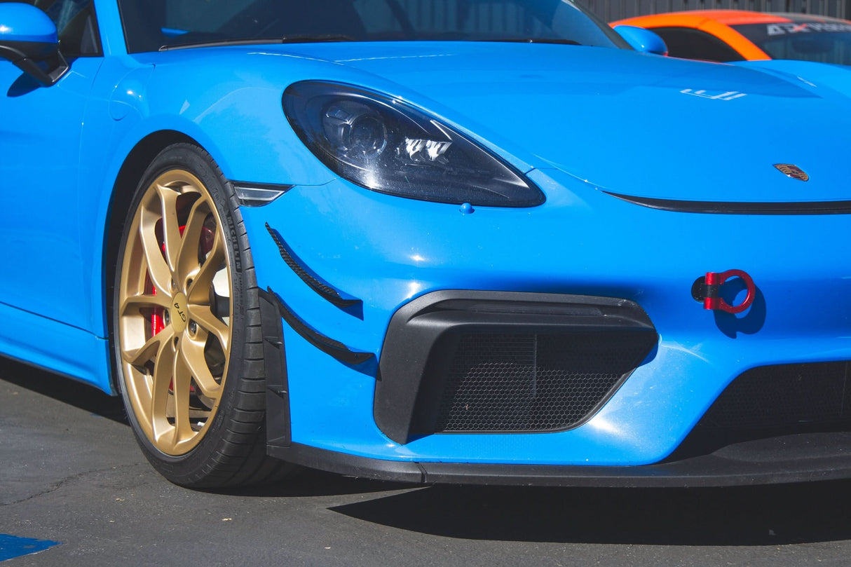 Porsche 718 Cayman GT4 Carbon Fiber Canards 2020-2023