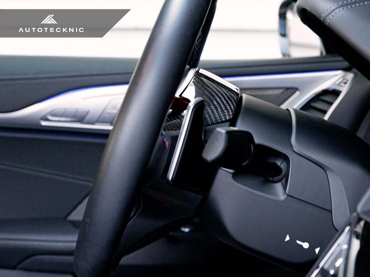 AutoTecknic Replacement Carbon Steering Wheel Top Cover - F97 X3M | F98 X4M