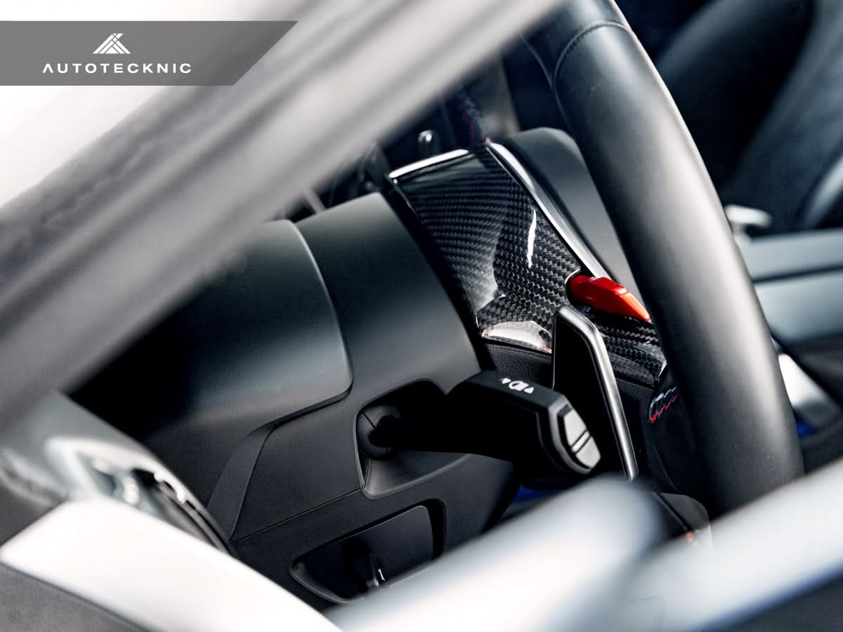 AutoTecknic Replacement Carbon Steering Wheel Top Cover - F97 X3M | F98 X4M
