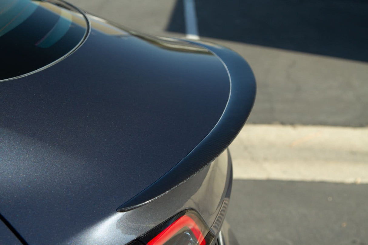 Tesla Model 3 Carbon Fiber Rear Deck Spoiler 2017 - 2023