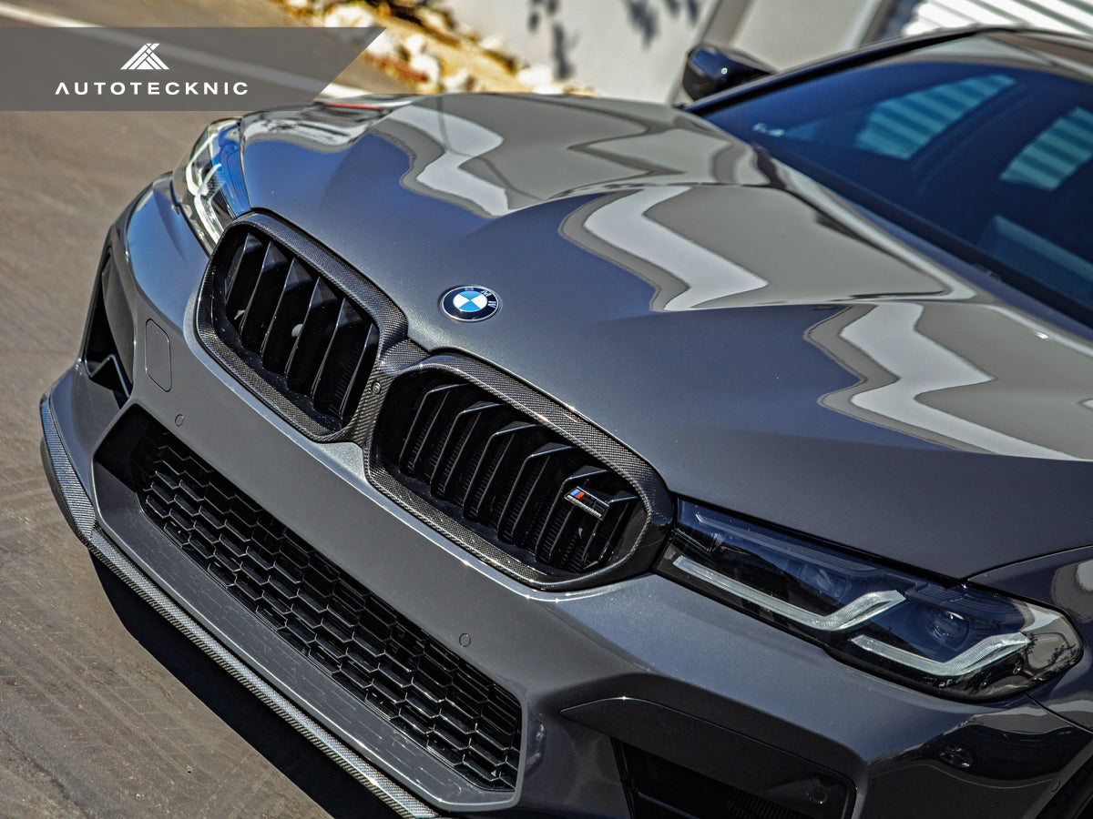 AutoTecknic Replacement Dry Carbon Grille Surround - F90 M5 LCI