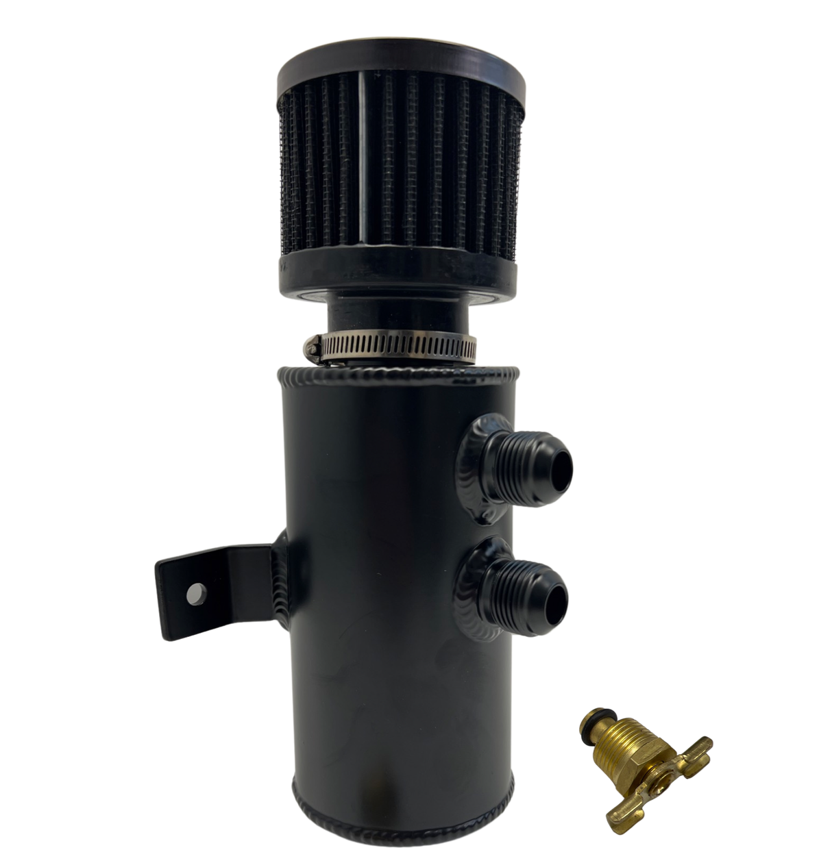 AN10 Universal Filtered Performance Oil Catch Can 2 Port -10AN Air Filter