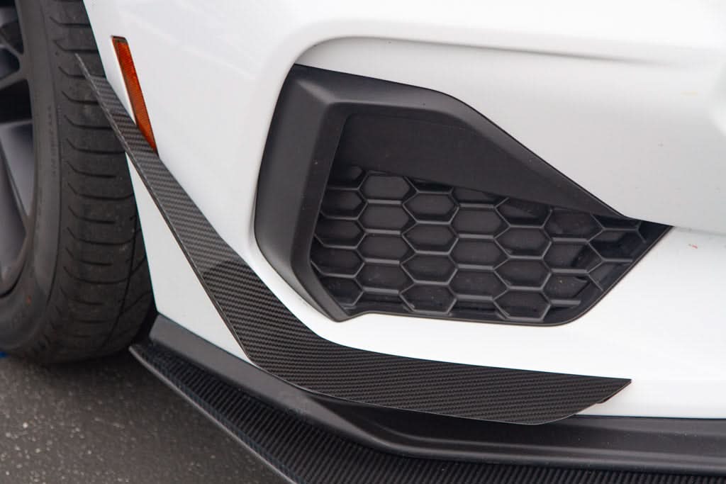 Ford Mustang GT S650 Carbon Fiber Front Bumper Canards 2024 - Current (does not fit Dark Horse bumper)