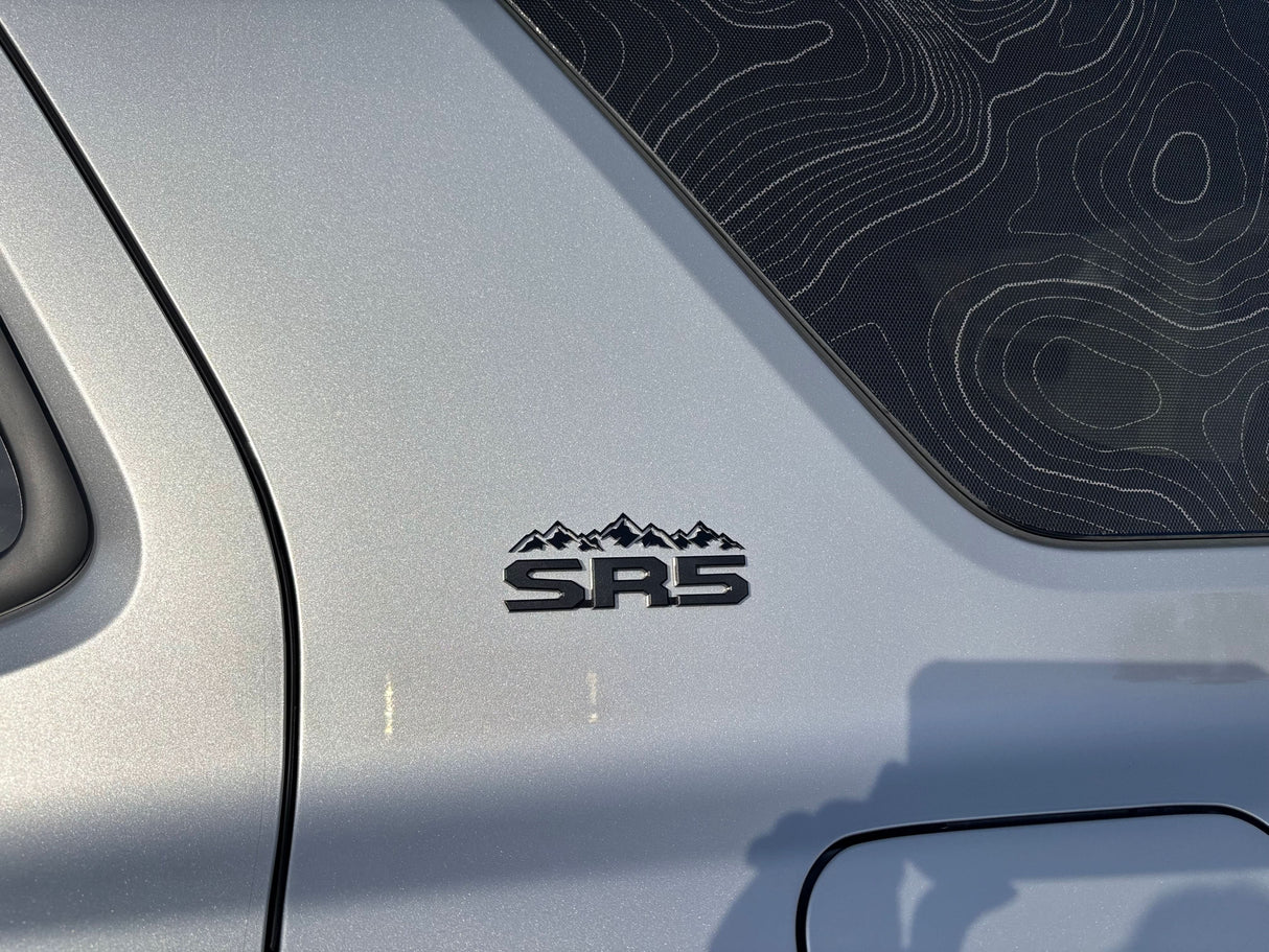 Acrylic C Pillar Mountain Range Emblem - 2024+ Tacoma / 2025+ 4Runner