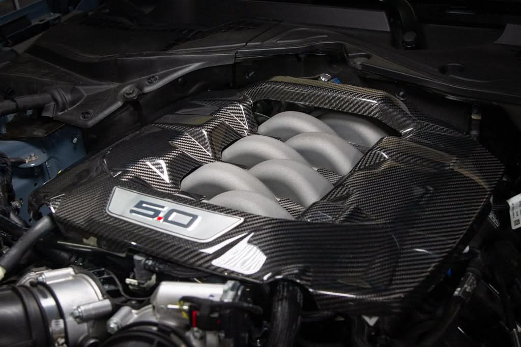 Carbon Fiber Ford Mustang S650 Engine Cover 2024 - Current