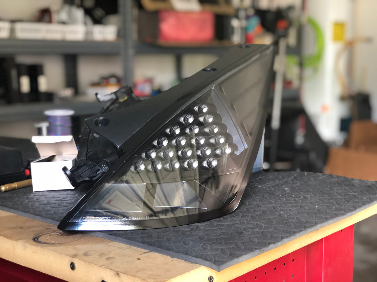 NTXGlow All Black Housing Tail Lights (Nissan 350Z)