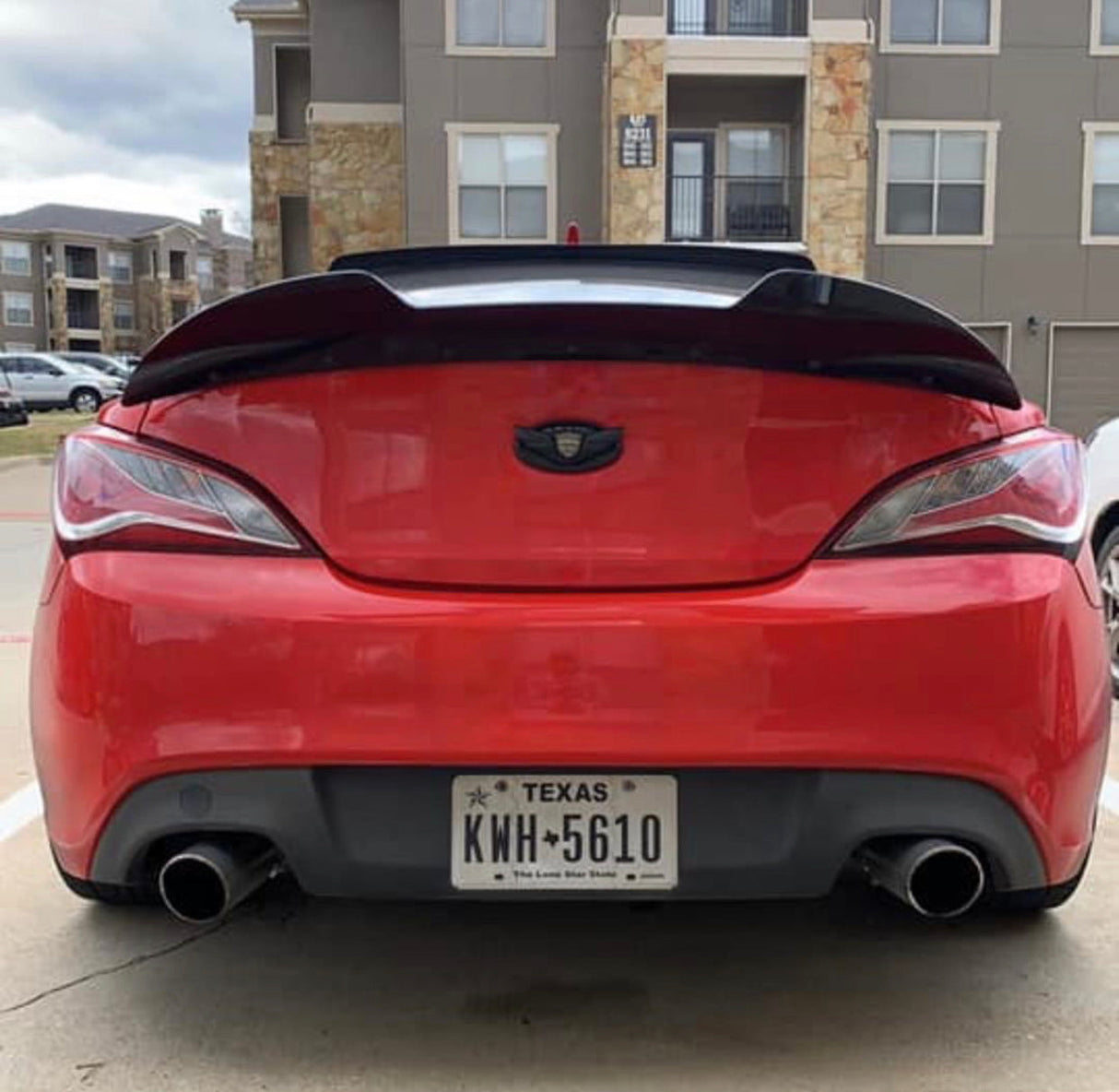 NTXGlow Wicker Bill Spoiler (2010-2016 Genesis Coupe)