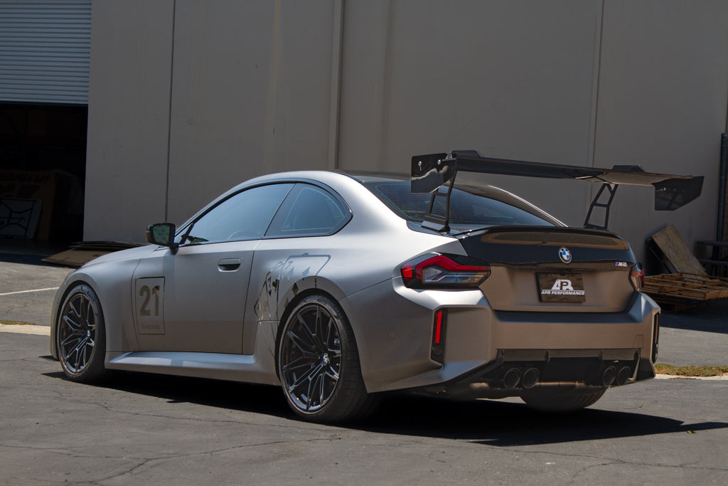 BMW G42 M240i / G87 M2 GT250 Carbon Fiber Swan Neck Wing 2022-UP
