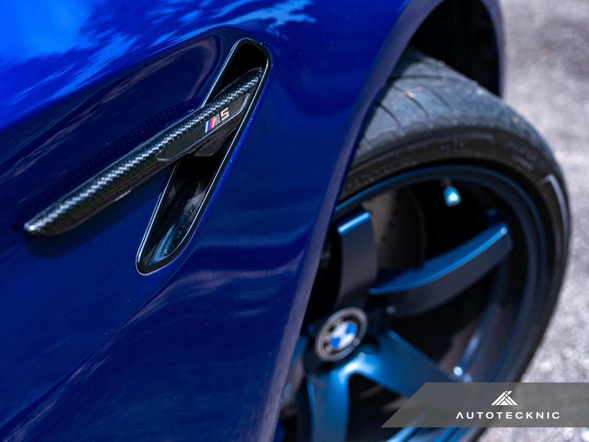 AutoTecknic Carbon Fiber Fender Trim Set - F90 M5