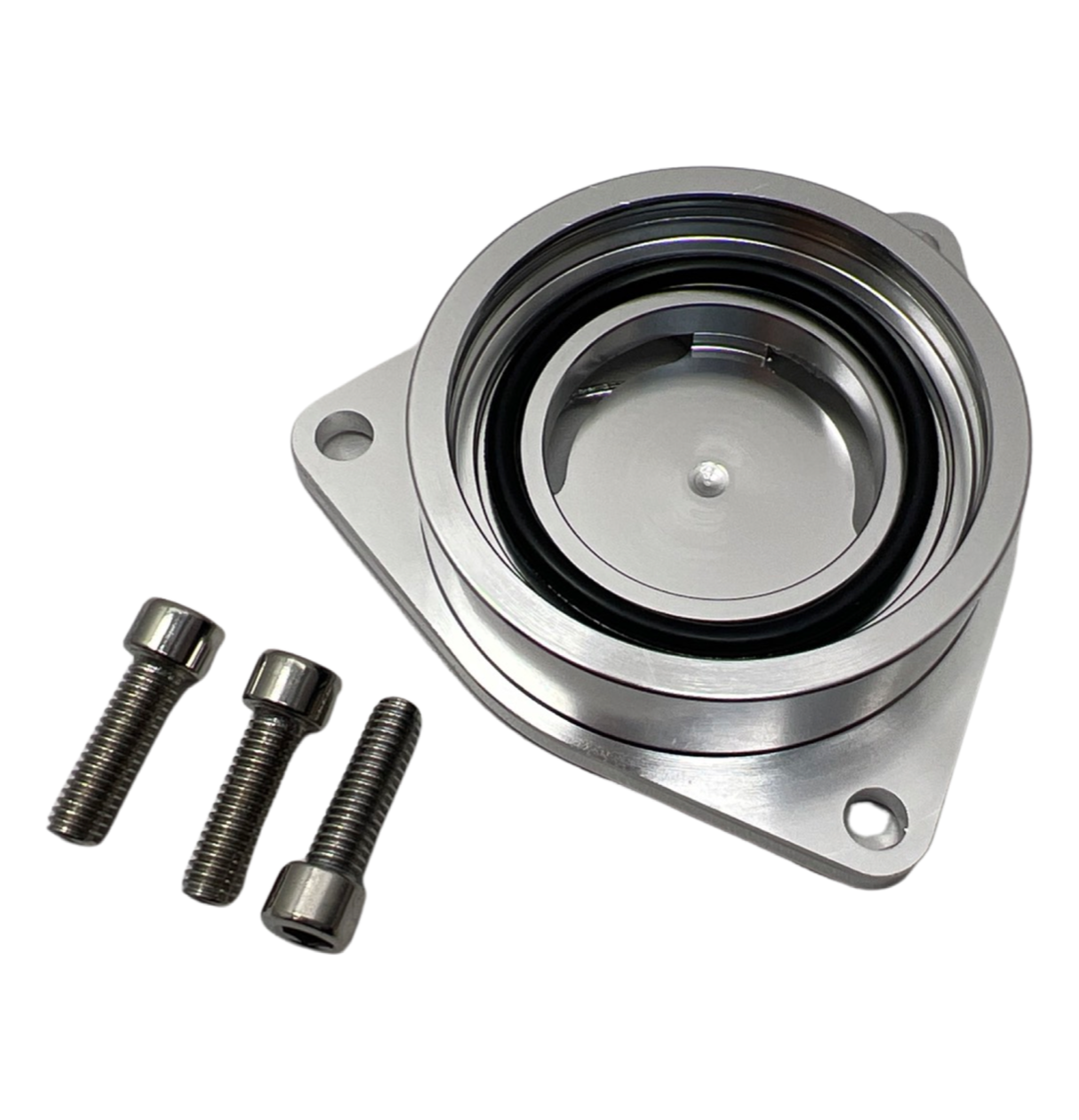 Billet Flange SSQV BOV Adapter Flange For HKS 10-14 Hyundai Genesis Coupe 2.0T