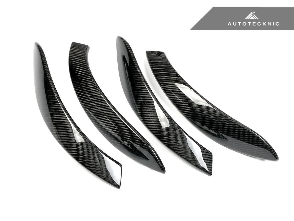 AutoTecknic Carbon Door Grip Handle Trim Set - BMW F8X M3/ M4