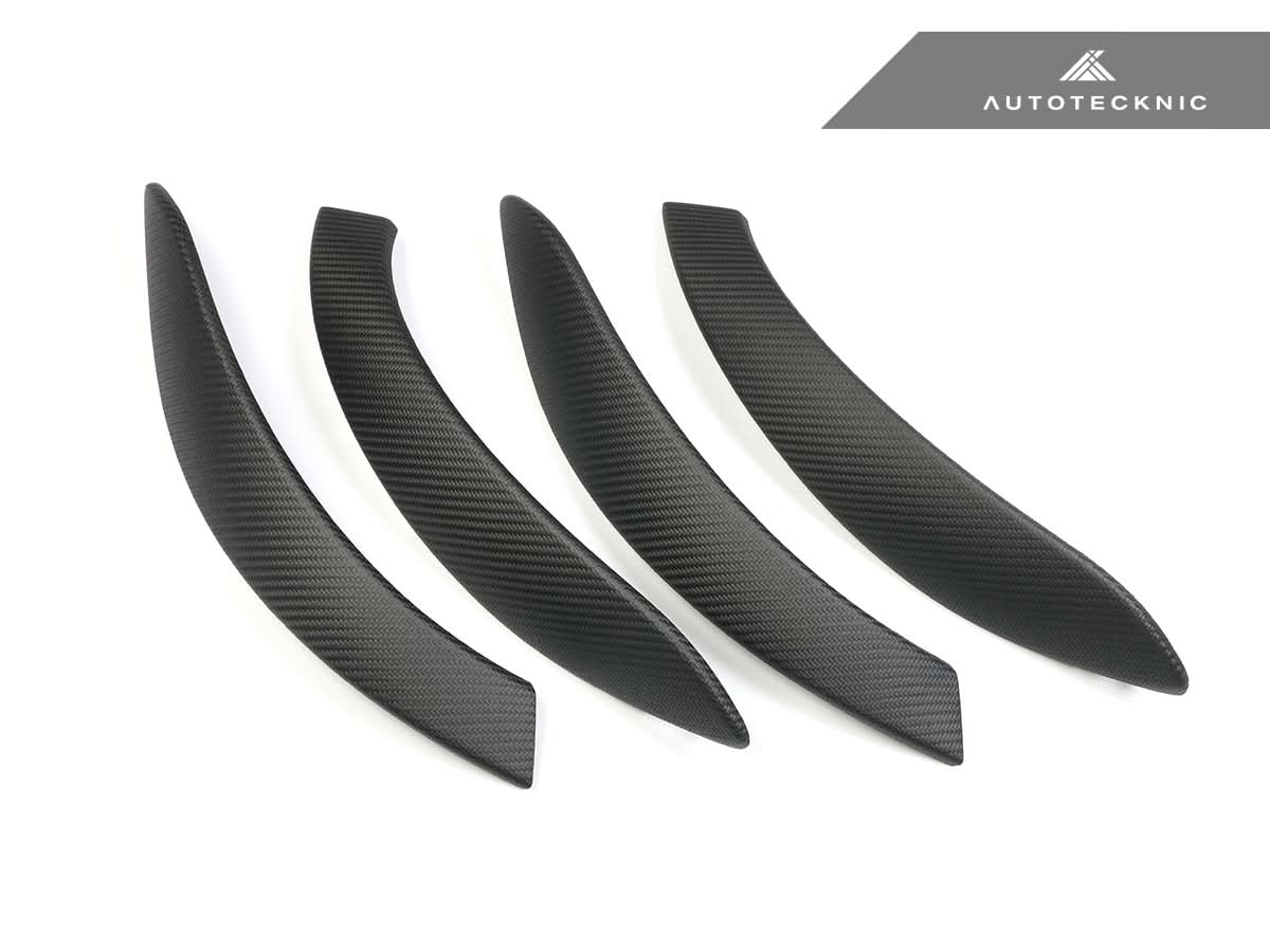 AutoTecknic Carbon Door Grip Handle Trim Set - BMW F8X M3/ M4